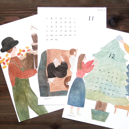 Cozyca x Necktie - 2027 Wall Calendar