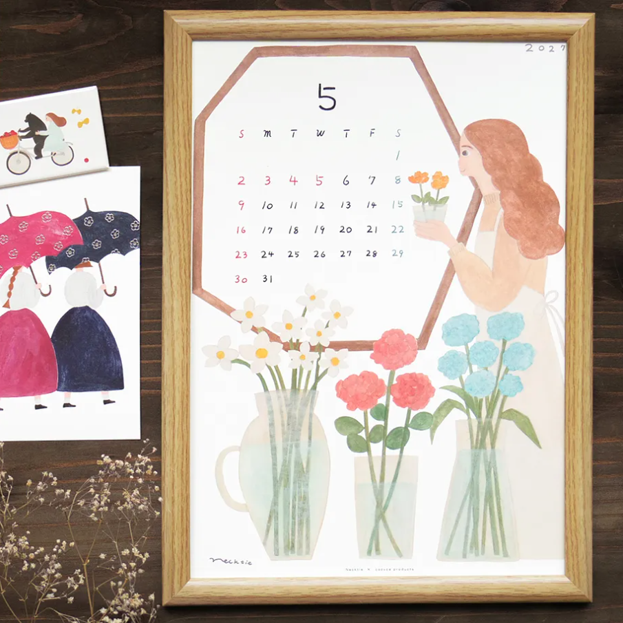 Cozyca x Necktie - 2027 Wall Calendar