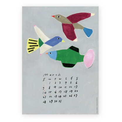 [Arriving Soon] Cozyca x Subikawa - 2027 Wall Calendar