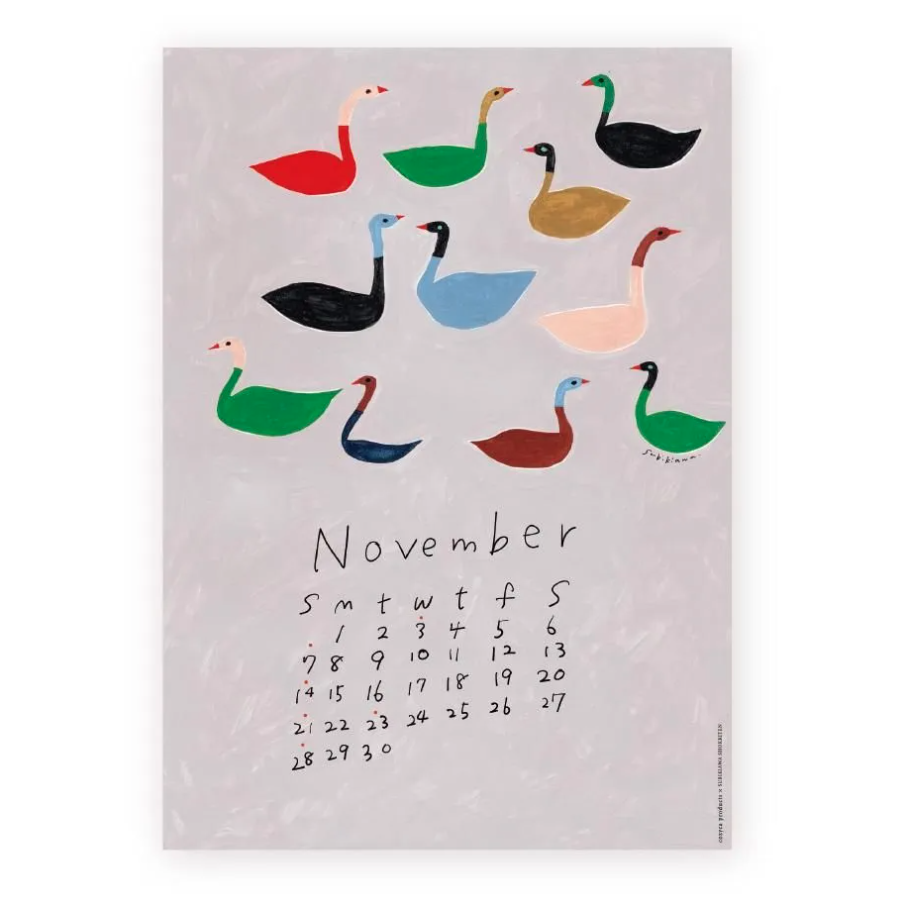 [Arriving Soon] Cozyca x Subikawa - 2027 Wall Calendar