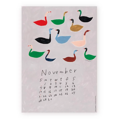 [Arriving Soon] Cozyca x Subikawa - 2027 Wall Calendar