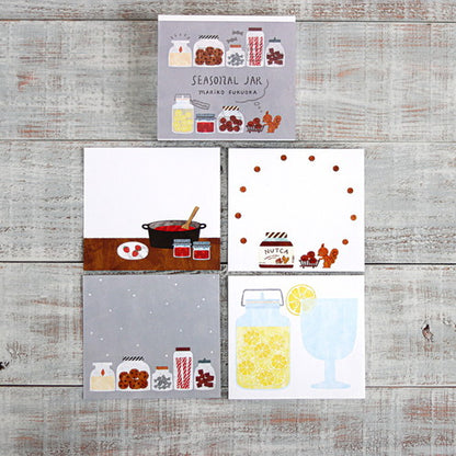 Cozyca - Block Memo Pad - Mariko Fukuoka - Seasonal Jar