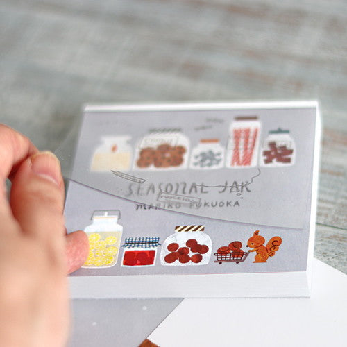 Cozyca - Block Memo Pad - Mariko Fukuoka - Seasonal Jar