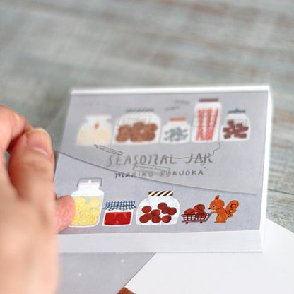 Cozyca - Block Memo Pad - Mariko Fukuoka - Seasonal Jar