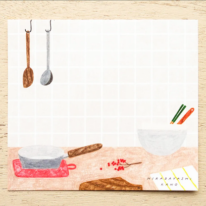 Cozyca - Block Memo Pad - Kano Hirabayashi - Kitchen Tools