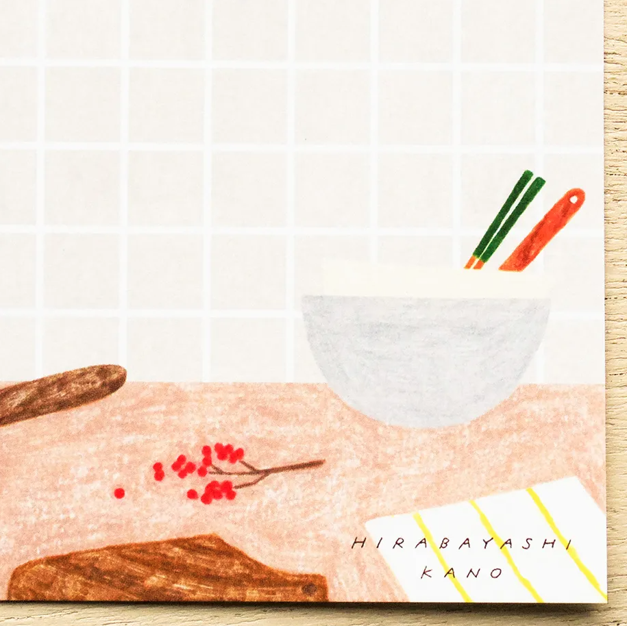 Cozyca - Block Memo Pad - Kano Hirabayashi - Kitchen Tools