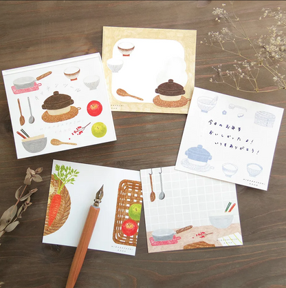 Cozyca - Block Memo Pad - Kano Hirabayashi - Kitchen Tools