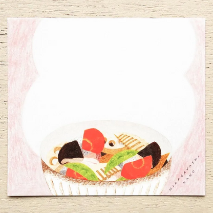 Cozyca - Block Memo Pad - Kano Hirabayashi - Washoku