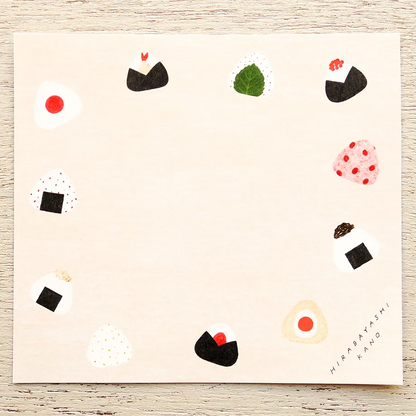 Cozyca - Block Memo Pad - Kano Hirabayashi - Washoku