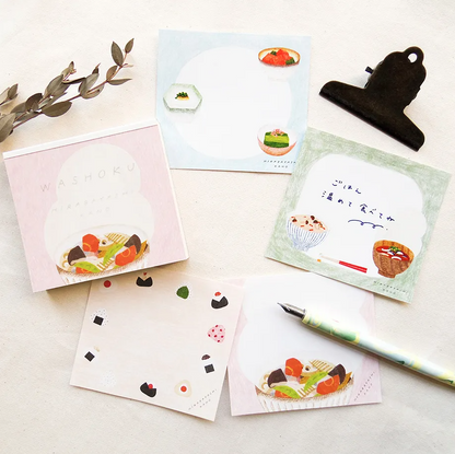 Cozyca - Block Memo Pad - Kano Hirabayashi - Washoku