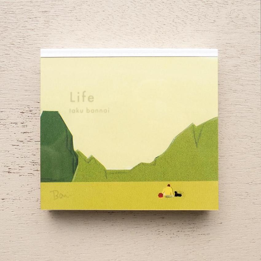 Cozyca - Block Memo Pad - Taku Bannai - Life