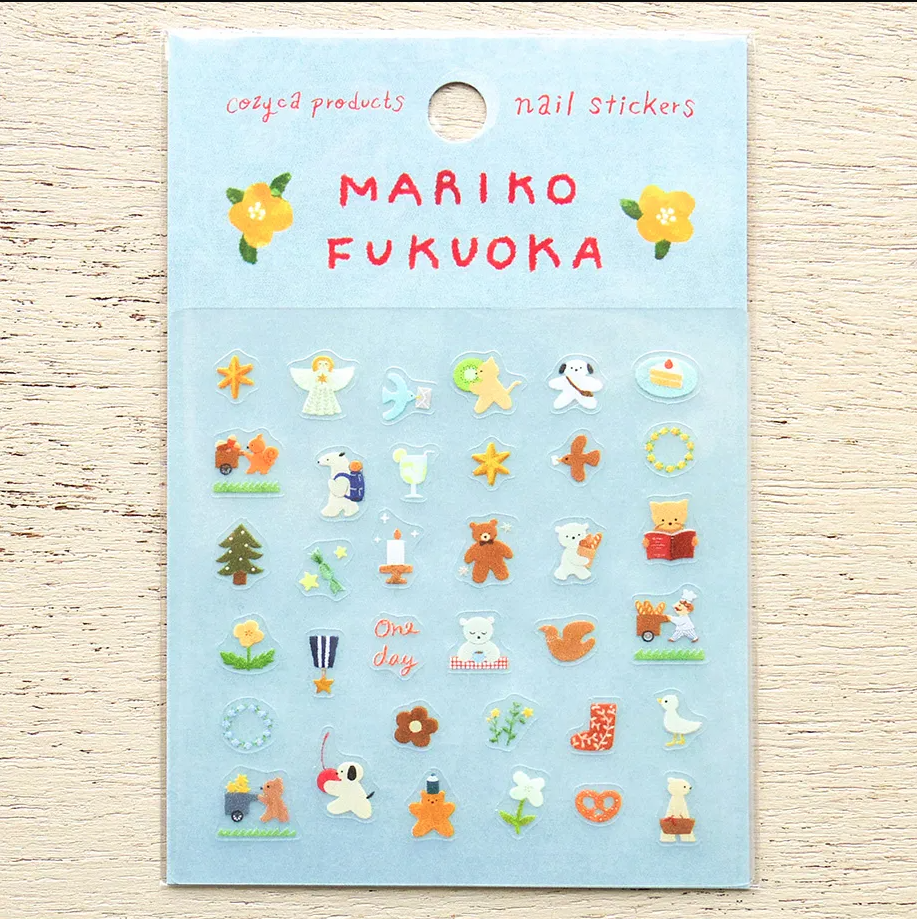 Cozyca - Nail Sticker Sheet - Mariko Fukuoka