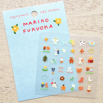 Cozyca - Nail Sticker Sheet - Mariko Fukuoka