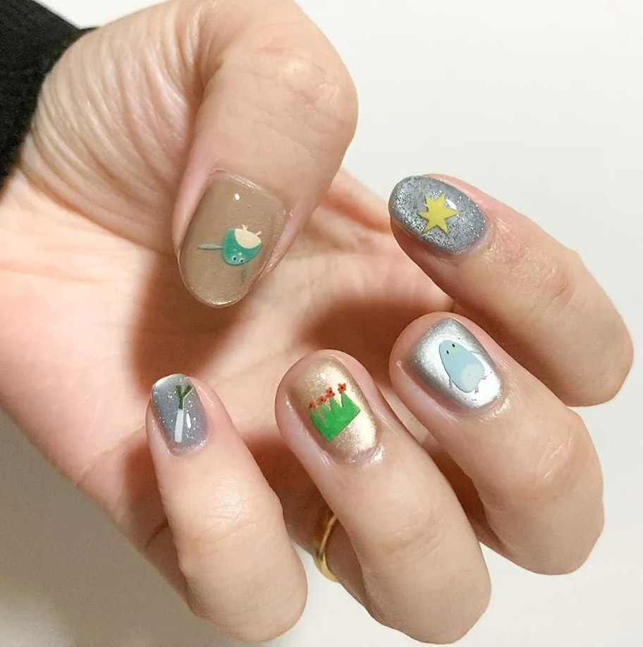 Cozyca - Nail Sticker Sheet - Subikawa