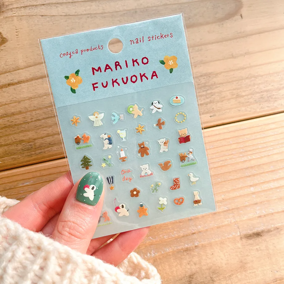 Cozyca - Nail Sticker Sheet - Mariko Fukuoka