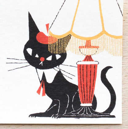 Cozyca - Notepad - Kuroneko Design - Robin the Black Cat - Design A