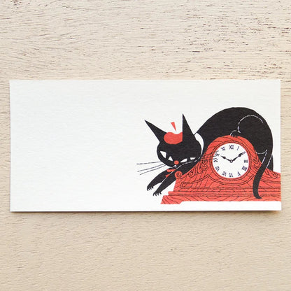 Cozyca - Notepad - Kuroneko Design - Robin the Black Cat - Design A