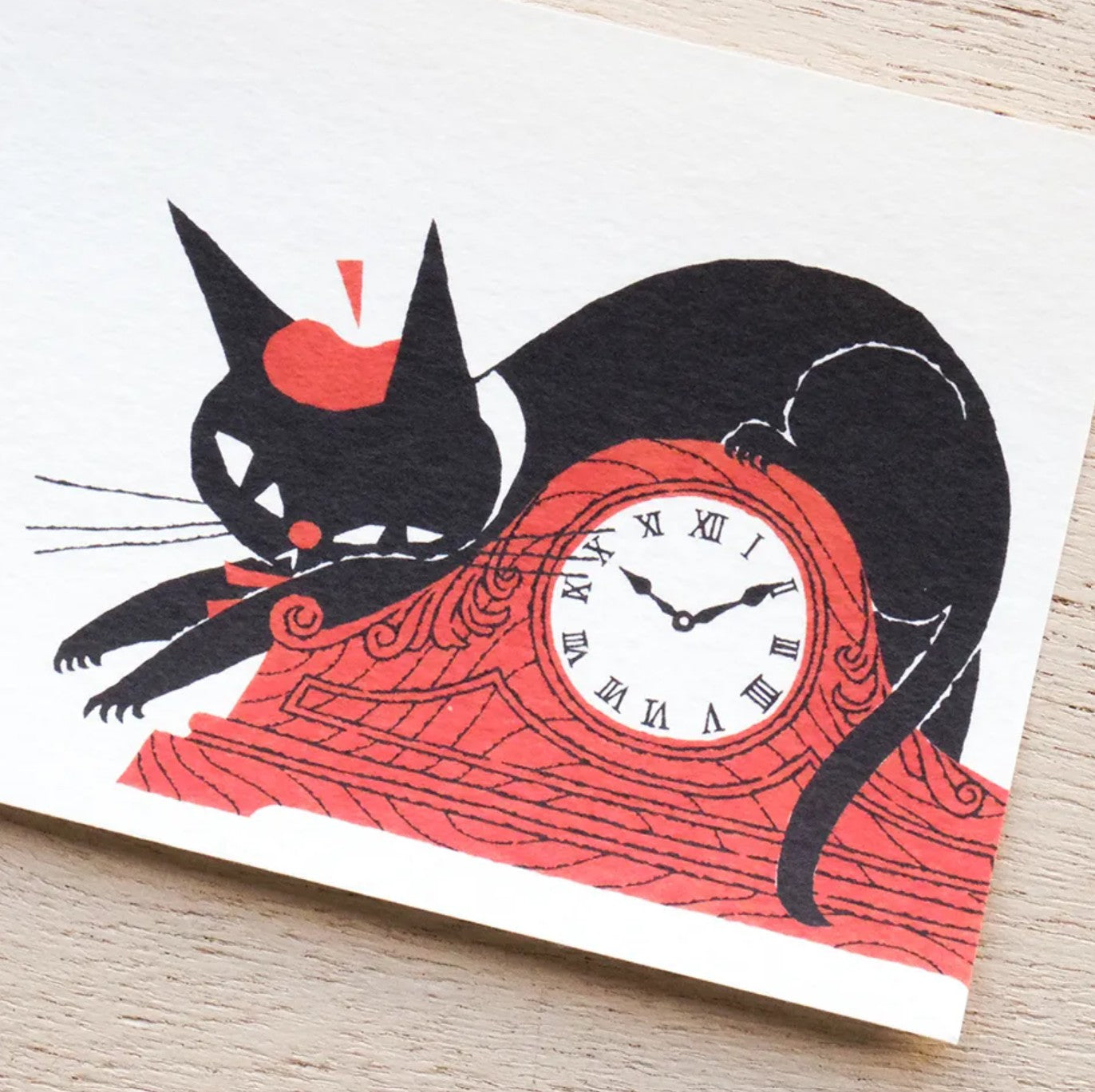 Cozyca - Notepad - Kuroneko Design - Robin the Black Cat - Design A