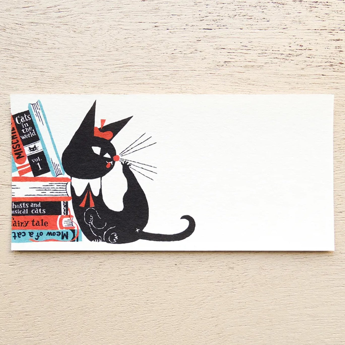 Cozyca - Notepad - Kuroneko Design - Robin the Black Cat - Design A
