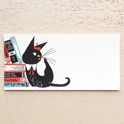 Cozyca - Notepad - Kuroneko Design - Robin the Black Cat - Design A