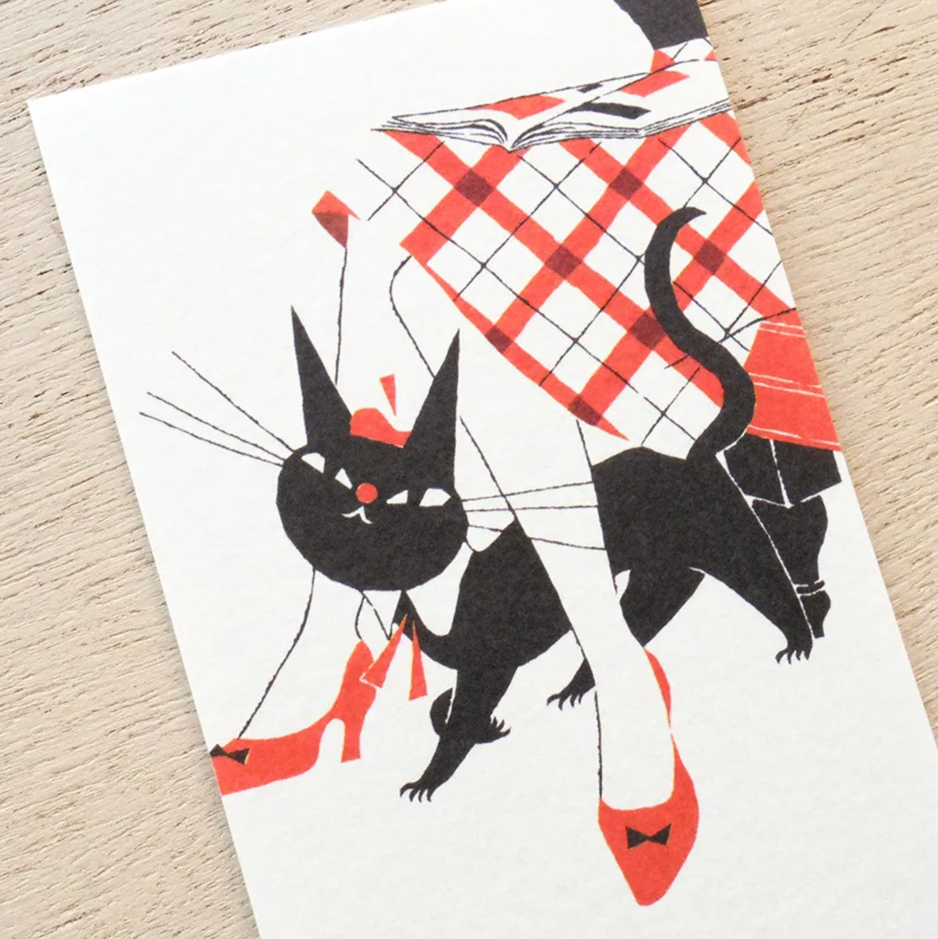 Cozyca - Notepad - Kuroneko Design - Robin the Black Cat - Design B
