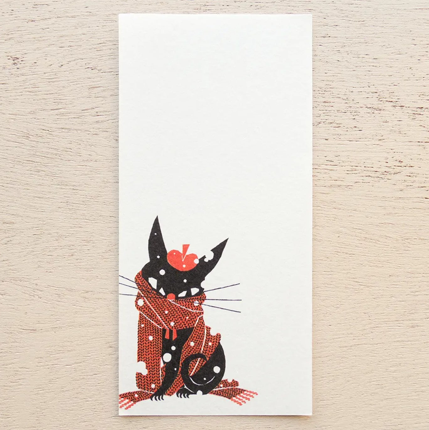 Cozyca - Notepad - Kuroneko Design - Robin the Black Cat - Design B