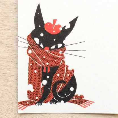 Cozyca - Notepad - Kuroneko Design - Robin the Black Cat - Design B