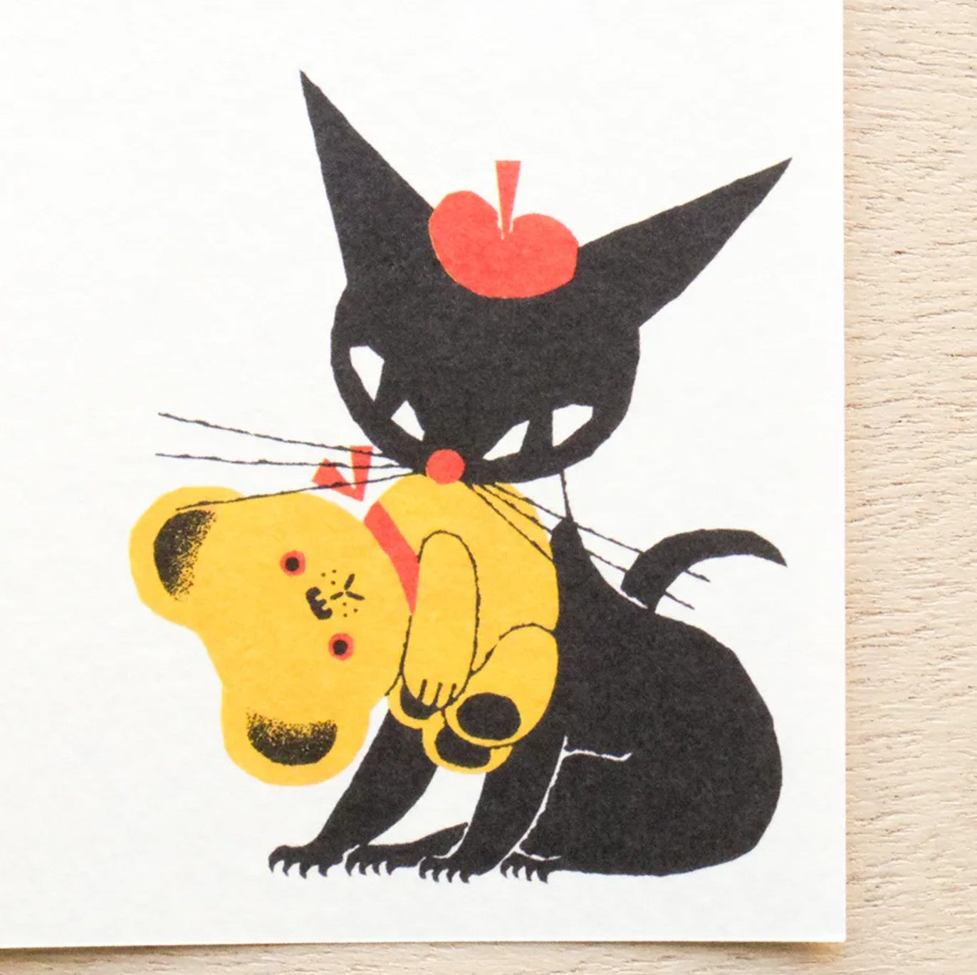 Cozyca - Notepad - Kuroneko Design - Robin the Black Cat - Design B