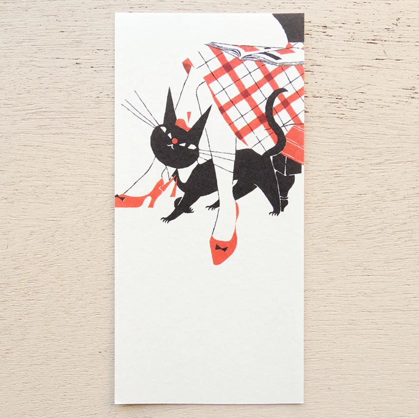 Cozyca - Notepad - Kuroneko Design - Robin the Black Cat - Design B