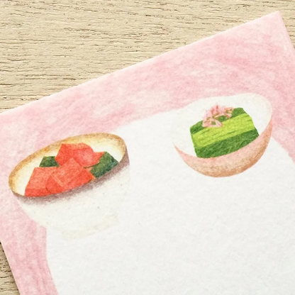 Cozyca - Notepad - Kano Hirabayashi - Washoku