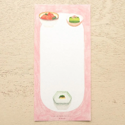 Cozyca - Notepad - Kano Hirabayashi - Washoku