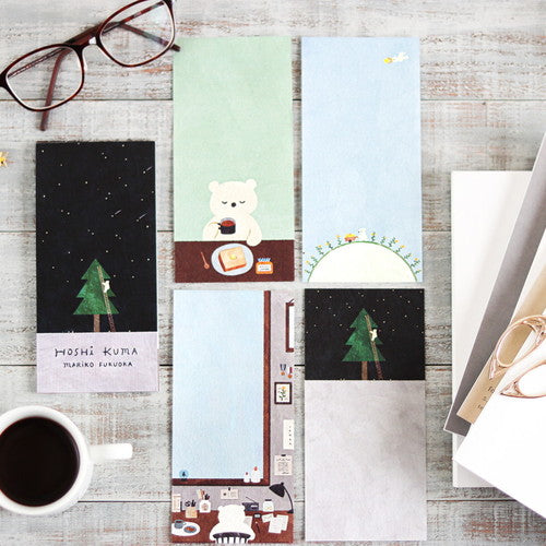 Cozyca - Notepad - Mariko Fukuoka - Hoshikuma / Star Bear