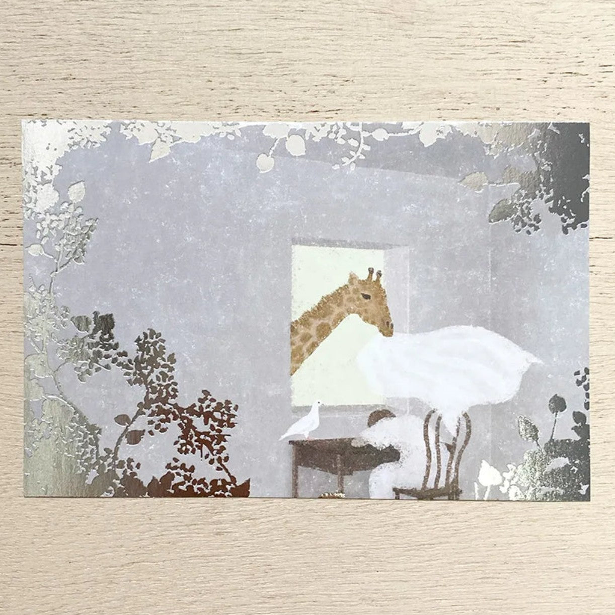 Cozyca - Foil-Stamped Postcard - Akira Kusaka - Dozing