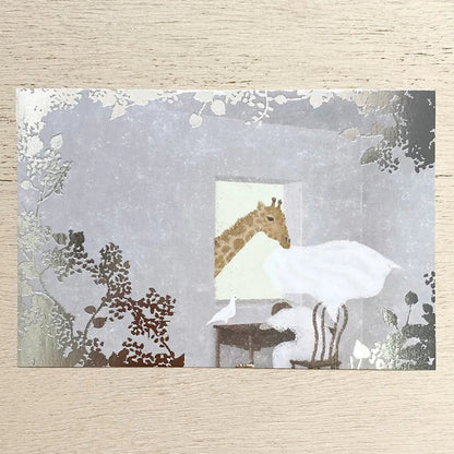 Cozyca - Foil-Stamped Postcard - Akira Kusaka - Dozing