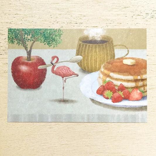 Cozyca - Foil-Stamped Postcard - Akira Kusaka - Tea Party