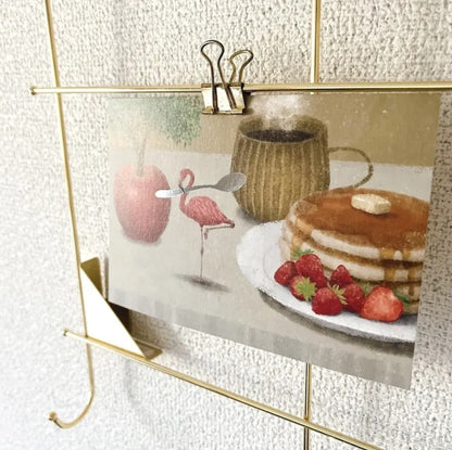 Cozyca - Foil-Stamped Postcard - Akira Kusaka - Tea Party
