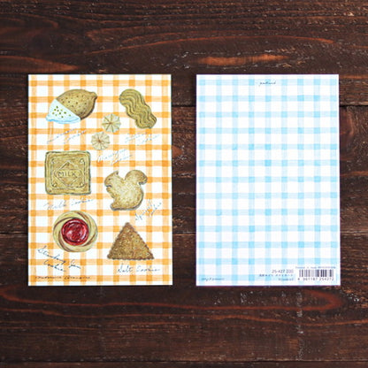 Cozyca - Foil-Stamped Postcard - Midori Asano - Cookies