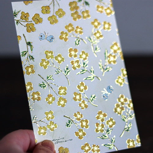 Cozyca - Foil-Stamped Postcard - Midori Asano - Quiet Afternoon