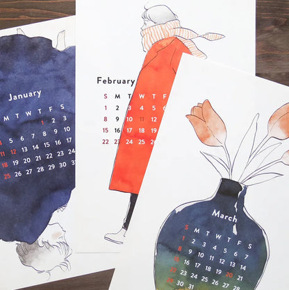 Cozyca - 2026 Calendar - Saori Fujimaki