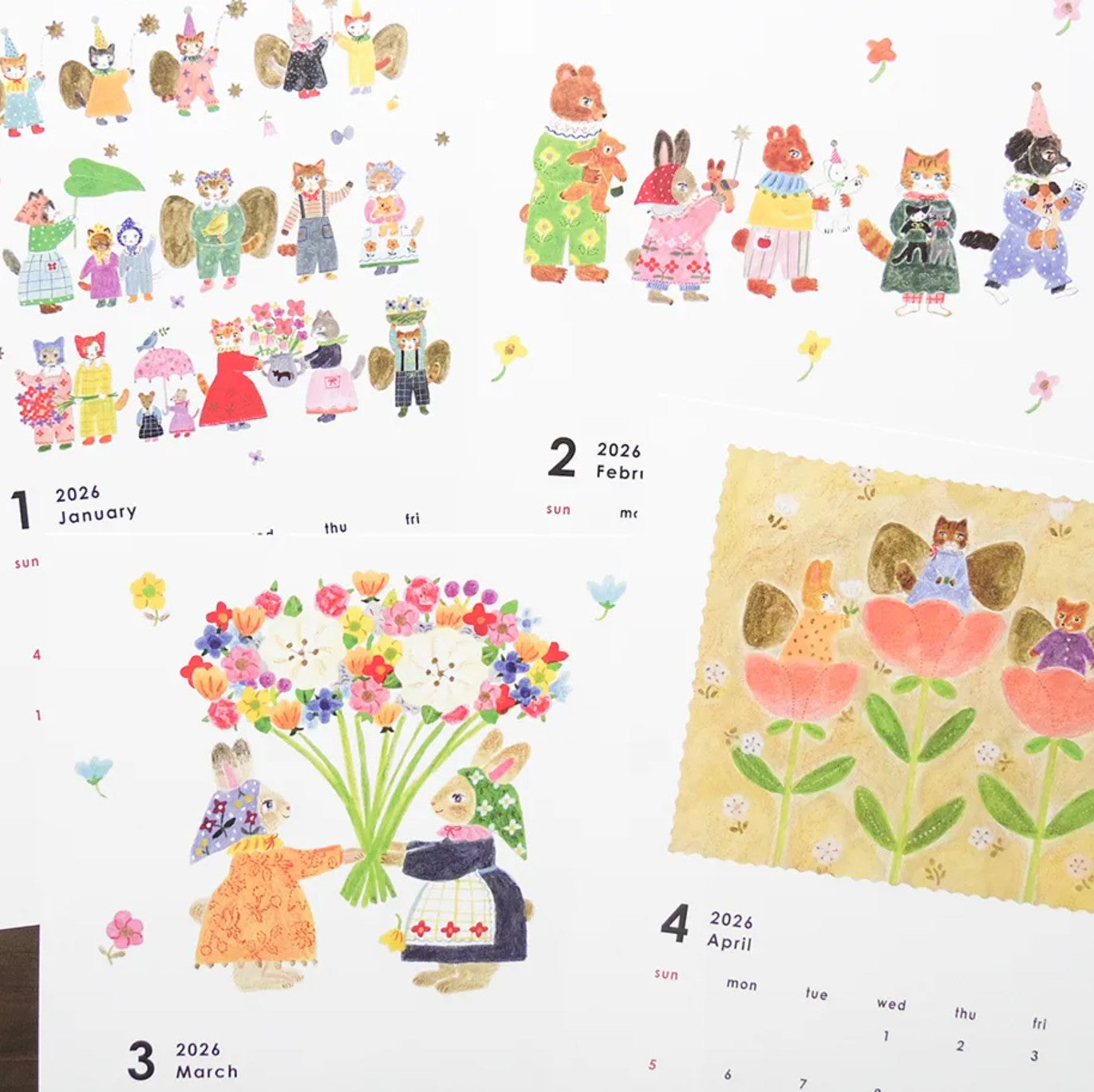 Cozyca - 2026 Calendar - Aiko Fukawa