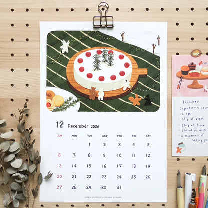 Cozyca - 2026 Calendar - Mariko Fukuoka