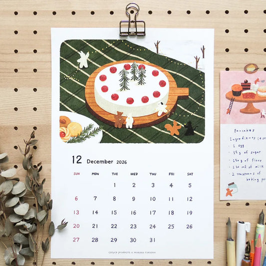 Cozyca - 2026 Calendar - Mariko Fukuoka