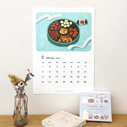 Cozyca - 2026 Calendar - Mariko Fukuoka