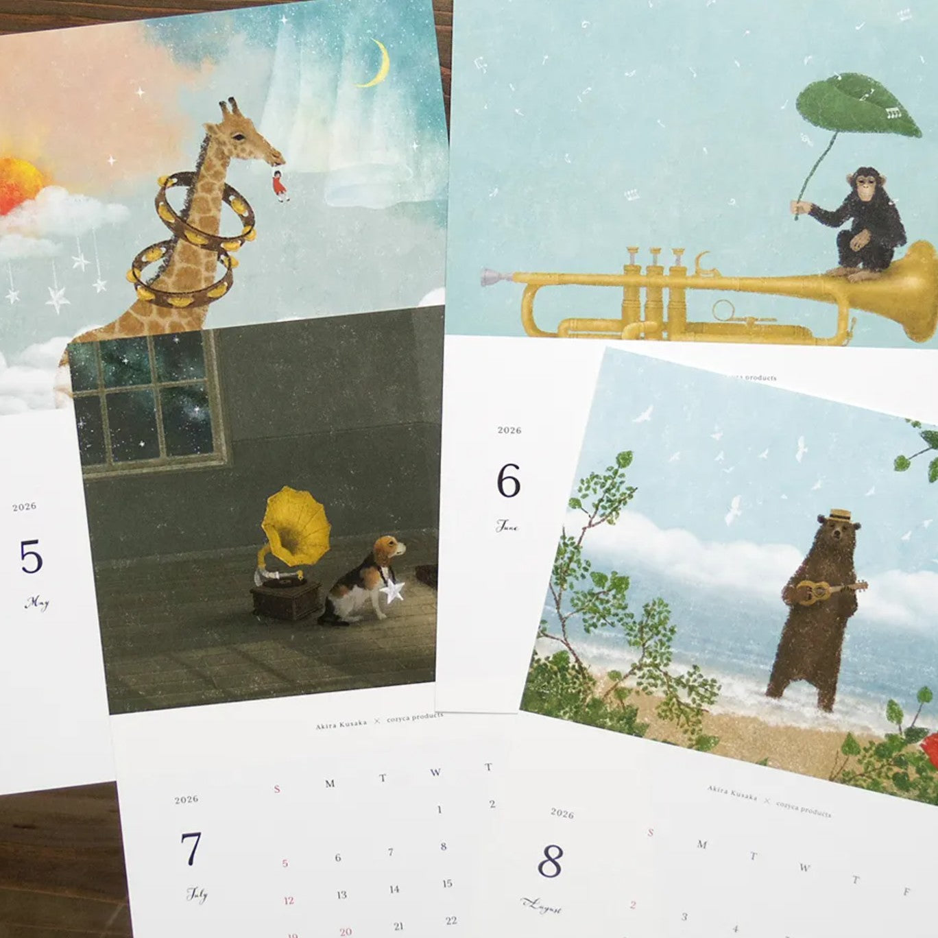 Cozyca - 2026 Calendar - Akira Kusaka