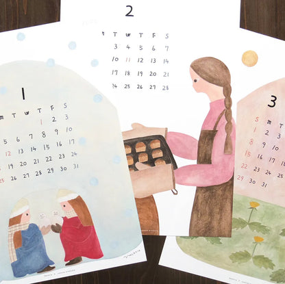 Cozyca - 2026 Calendar - Necktie