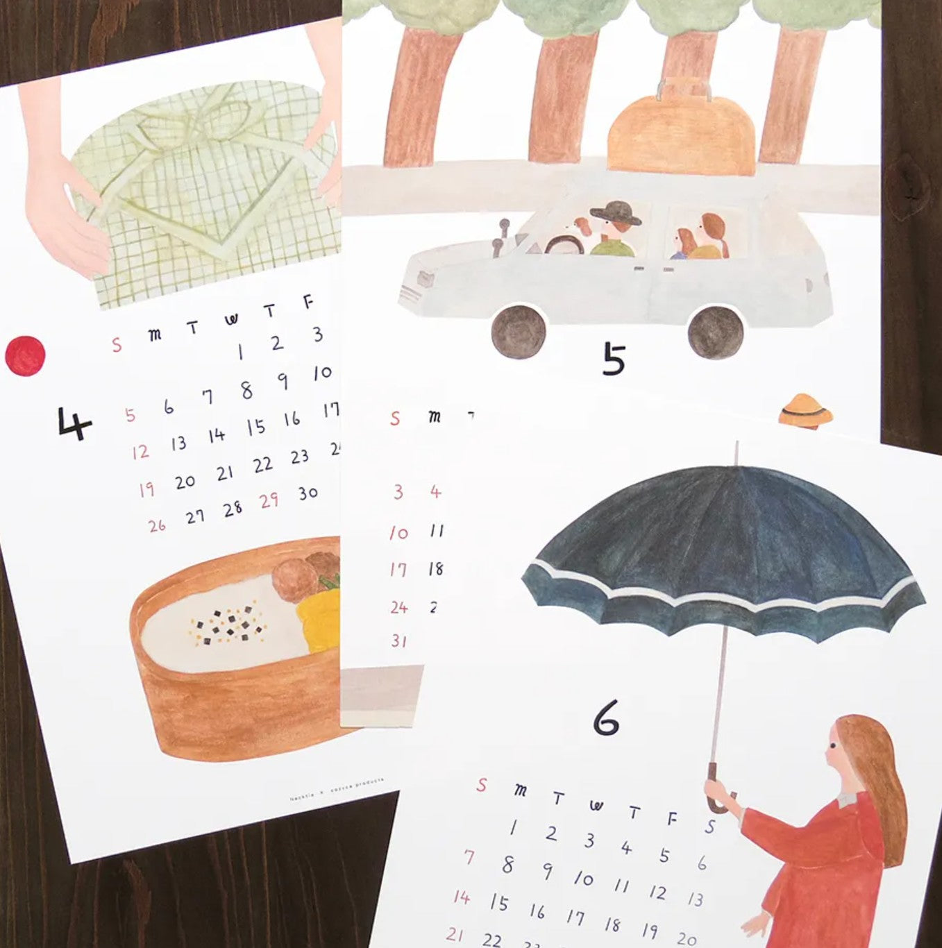 Cozyca - 2026 Calendar - Necktie