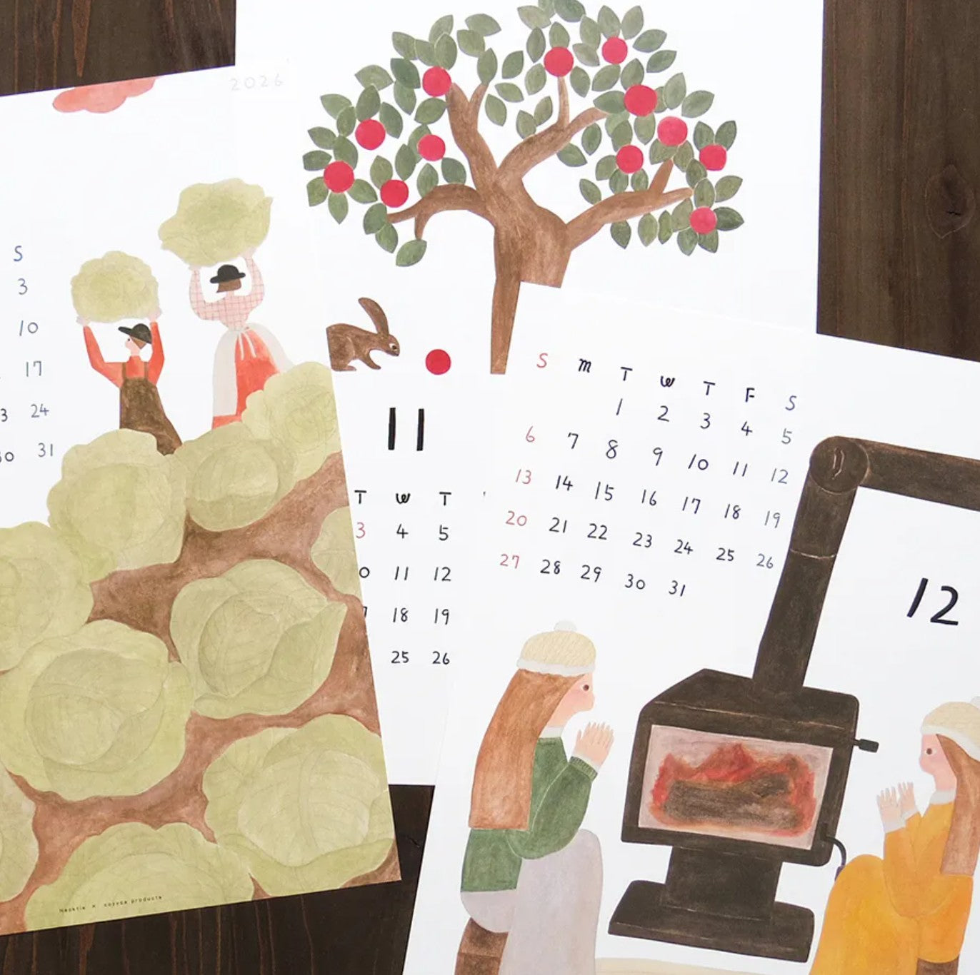 Cozyca - 2026 Calendar - Necktie