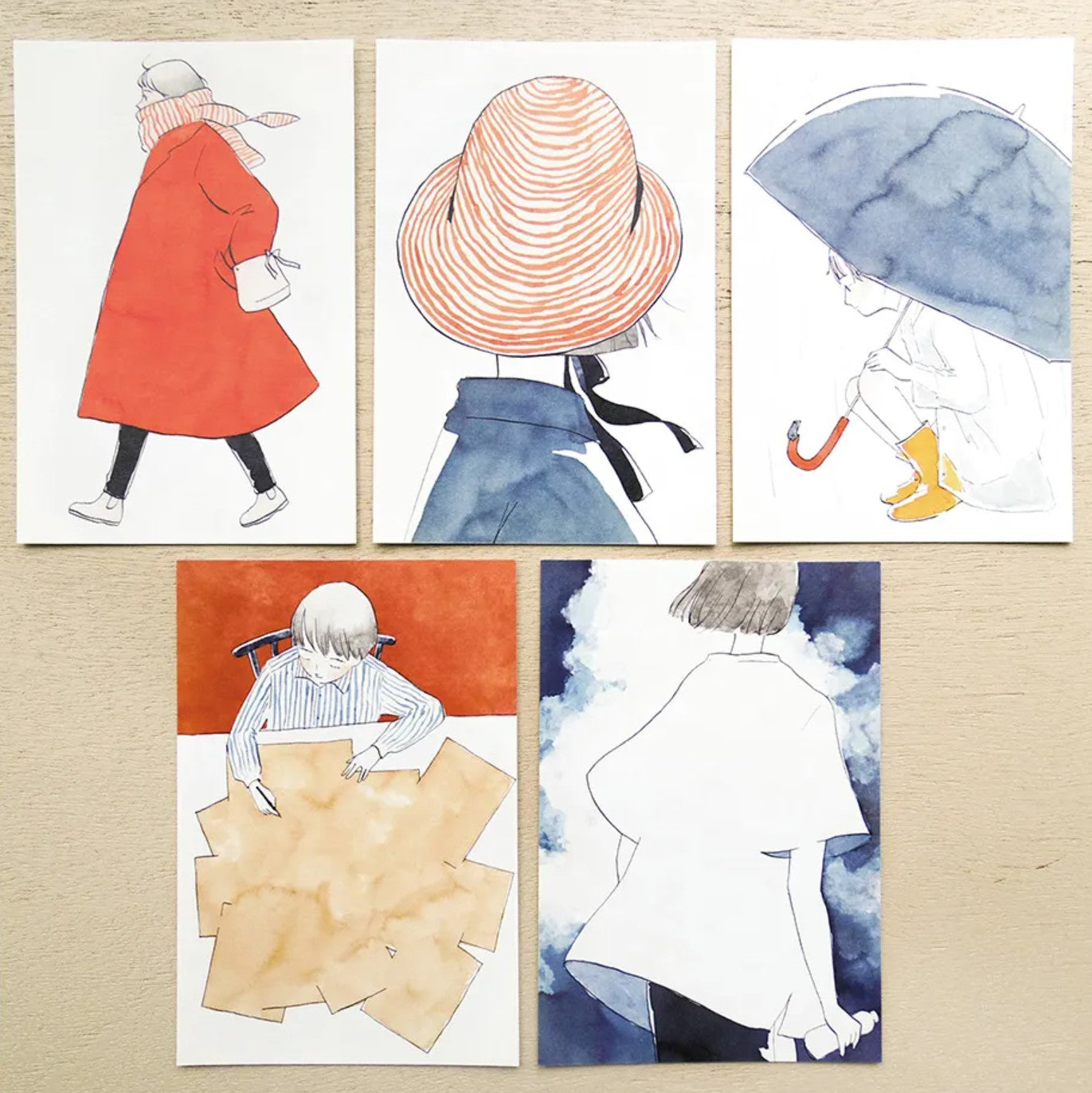 Cozyca - Postcard Book - Sayuri Fujimaki - Until Next Time