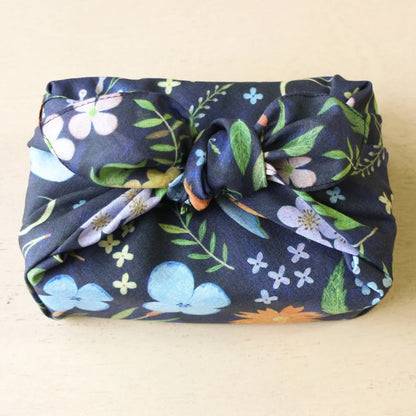 Cozyca - Handkerchief - Midori Asano - Flowers, Birds, Wind, and Moon