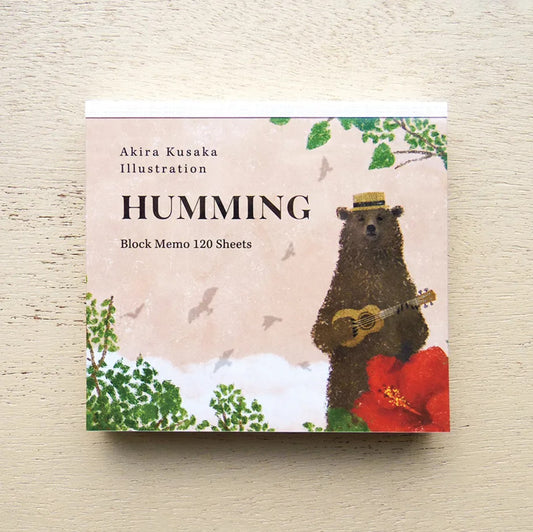 Cozyca - Block Memo Pad - Akira Kusaka - Humming